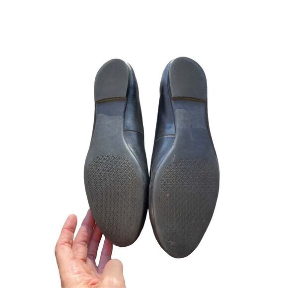 Tory Burch Leather Flats- 9 - Picture 3 of 4